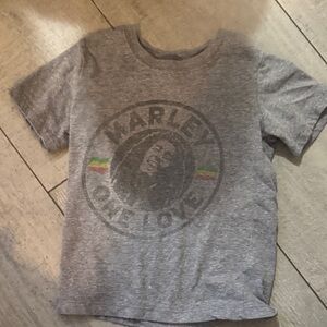 Gray Kids T-Shirt with Graphic Print